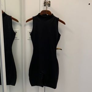 SKIMS All-in-one Shine Mock neck Mid-thigh Onesie